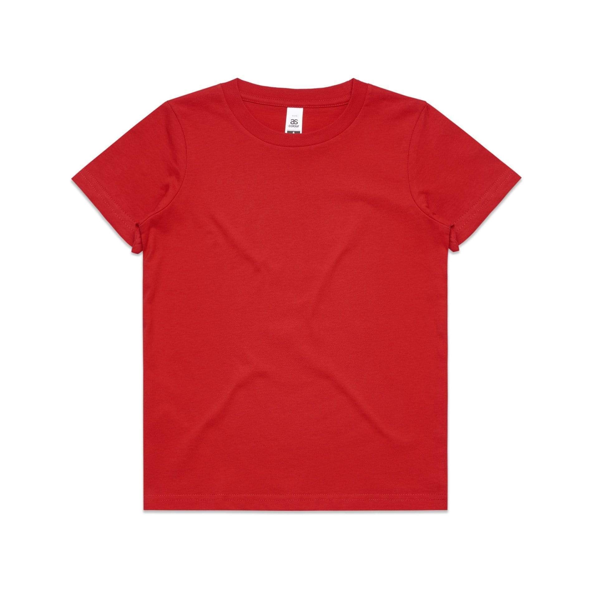 As Colour Casual Wear RED / 2K As Colour kids tee 3005